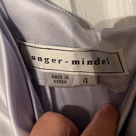 Unger Mindel ~ Spaghetti Strap Evening Gown ~Sz 4 - Picture 2 of 4